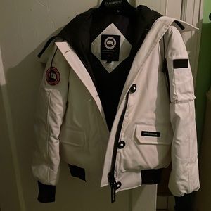 White Canada Google Parka